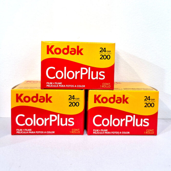 Kodak ColorPlus 200 35mm film 24exp (pack of 3)