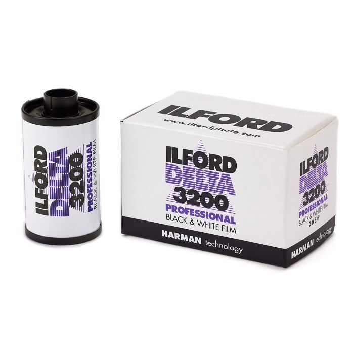 Ilford Delta 3200 Professional black & white 35mm film (36exp)