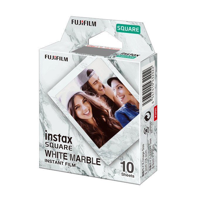 instax SQUARE 'White Marble' Film (10 Shots)