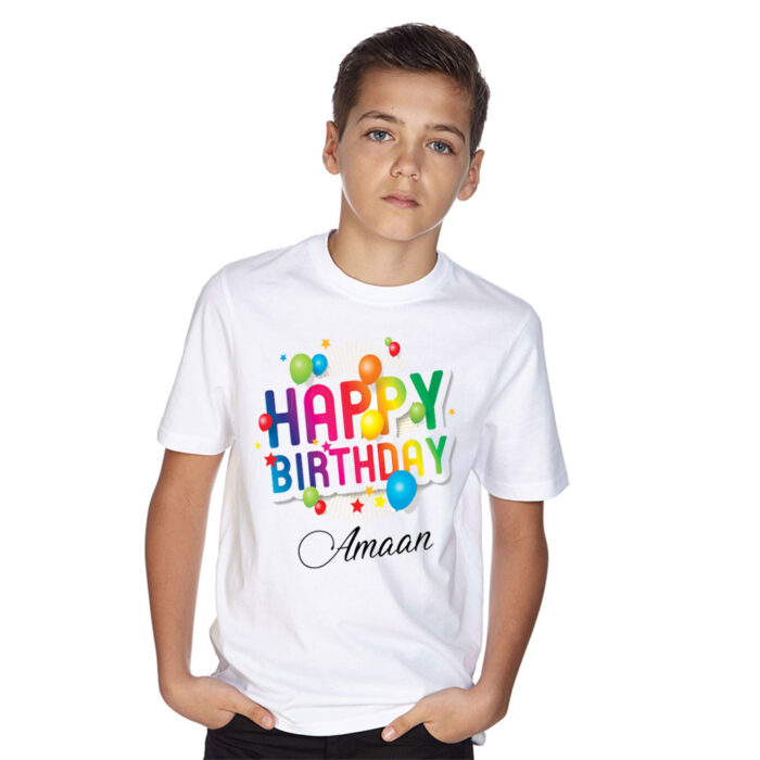 Kids White Sports T-Shirts