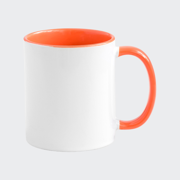 Personalised Orange Mugs